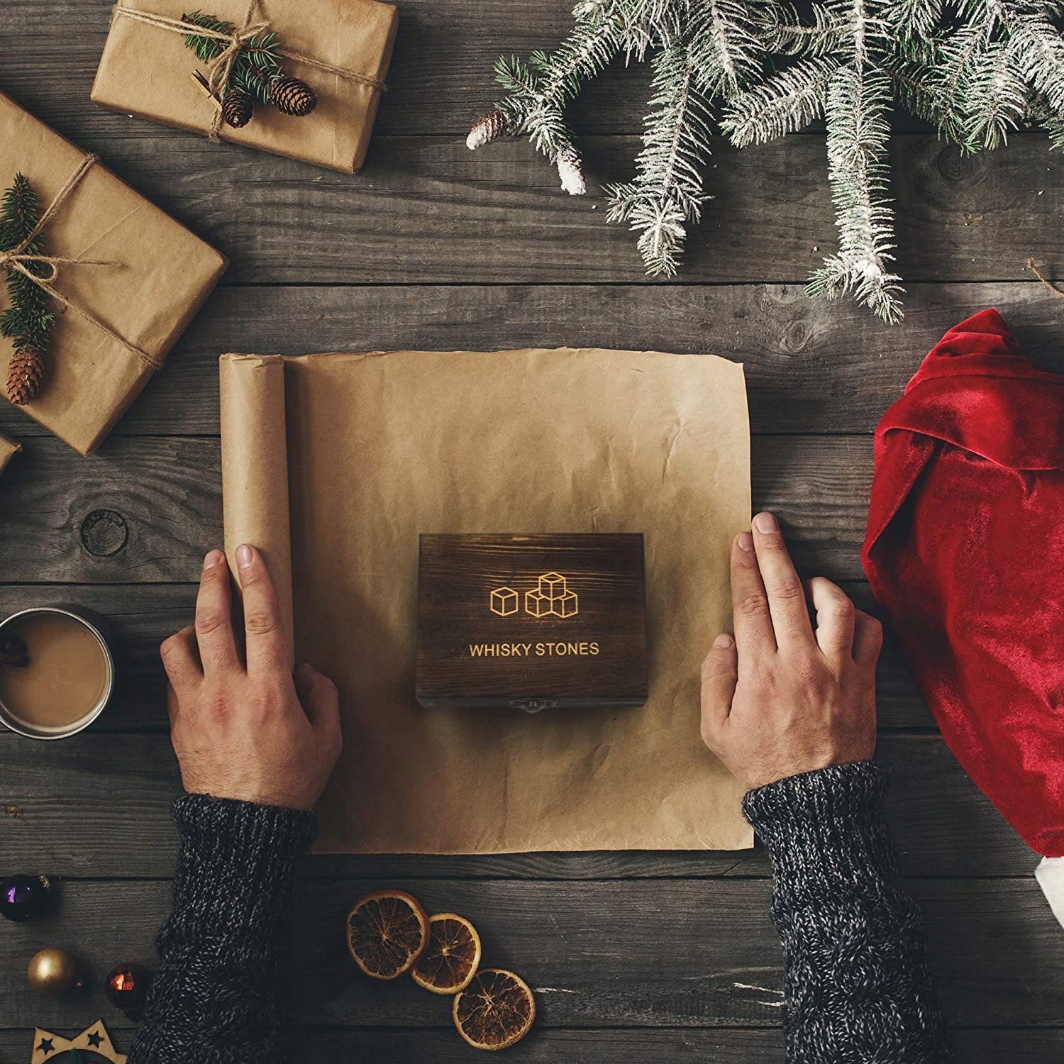 KAMIENIE LODOWE KAMIENNE KOSTKI DO WHISKY PREZENT Rodzaj inny