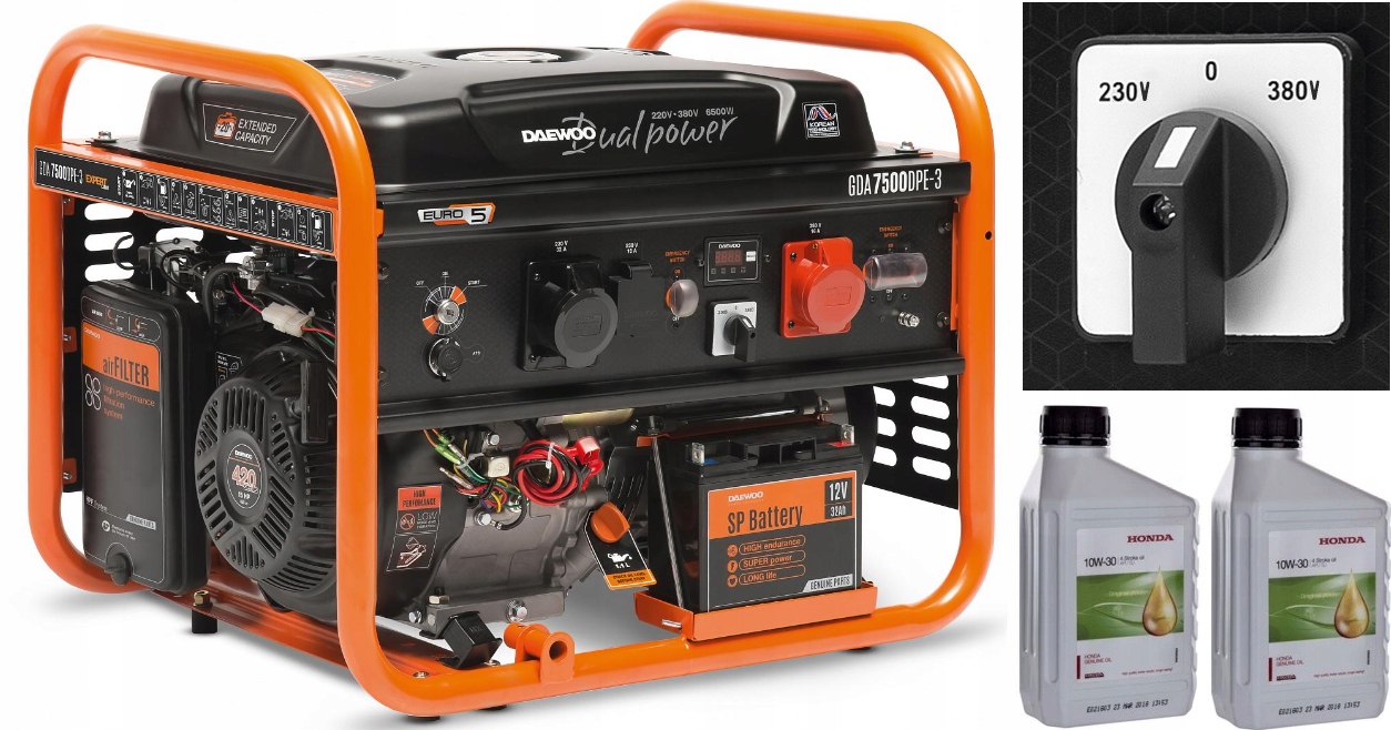 

Daewoo Agregat Prądotwórczy Gda 7500DPE-3 6KW 400V