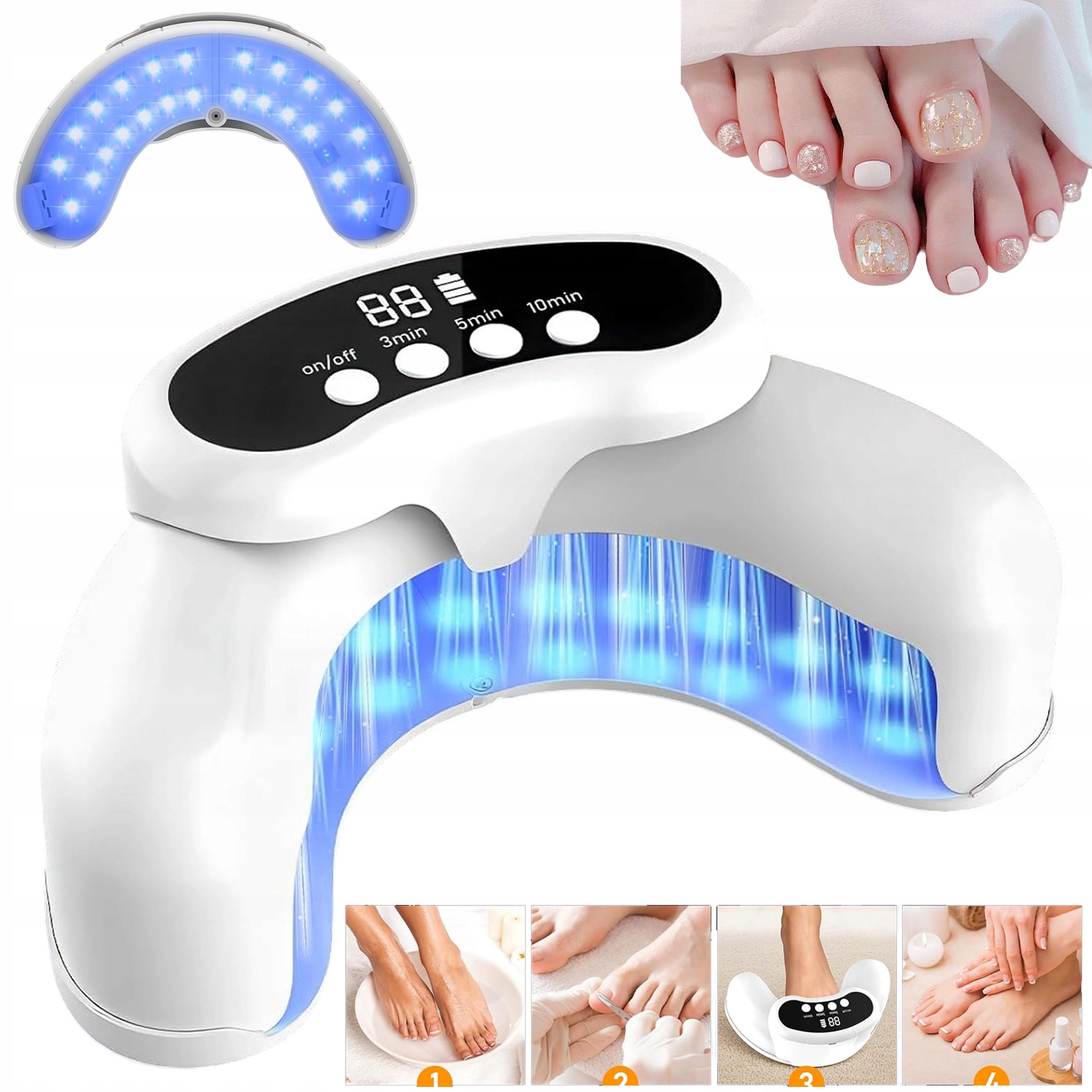 Laserové Zařízení Pro Léčbu Mykózy, Nehtů, Rukou A Nohou, Bílá Barva