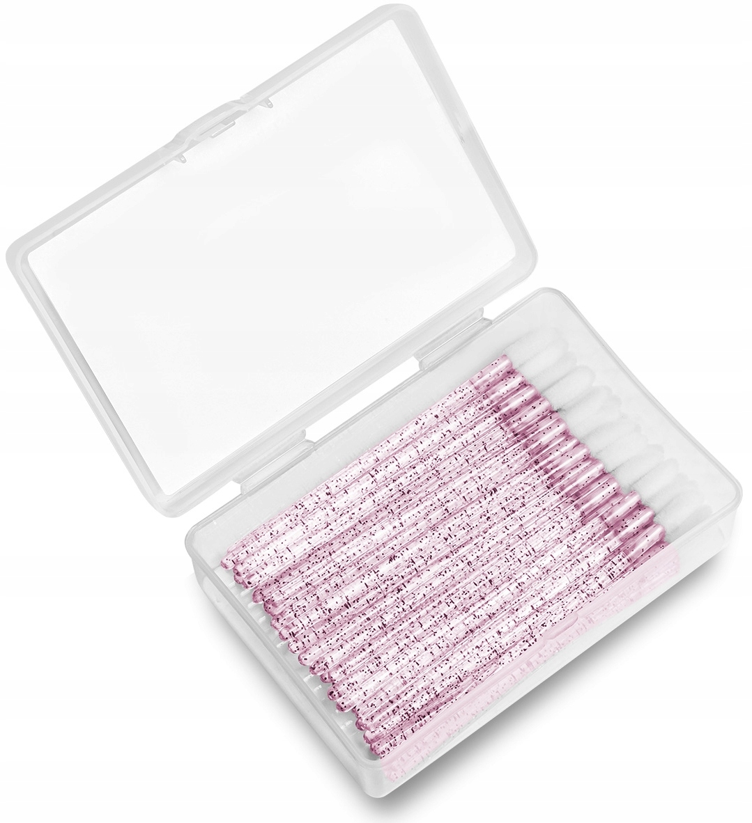 APLIKATOR WELUROWY DO UST BŁYSZCZYKA POMADEK W ETUI - 50 SZTUK