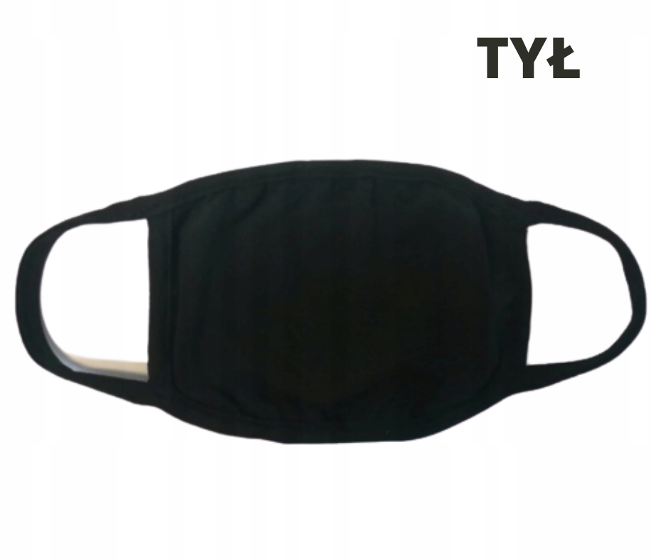 MASKA CZARNA STREETWEAR TECHWEAR BAWEŁNIANA PL Kolor czarny