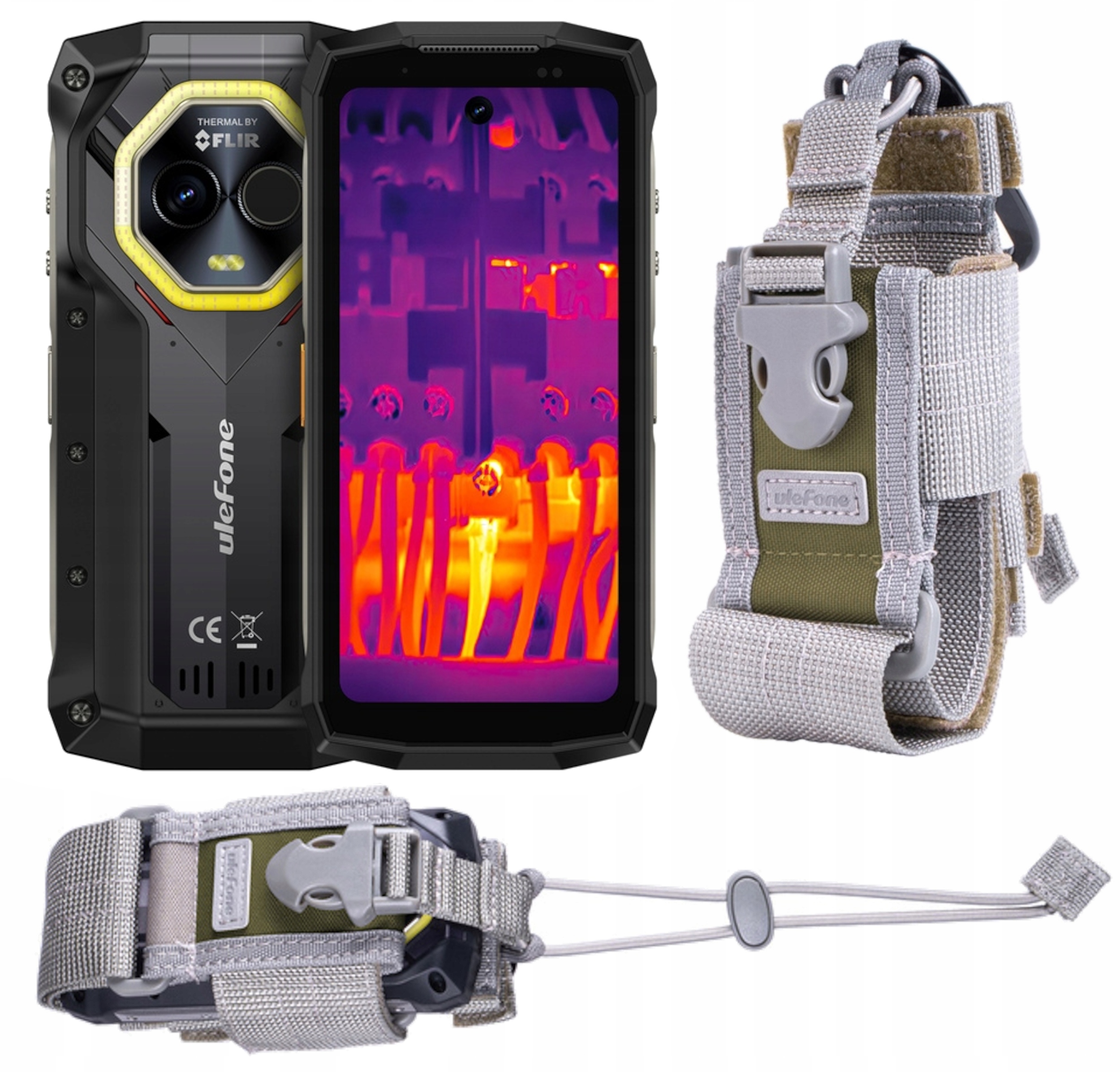 Pancerny Smartfon Ulefone Armor Mini 20T Pro 8GB/256GB Termowizja Holster