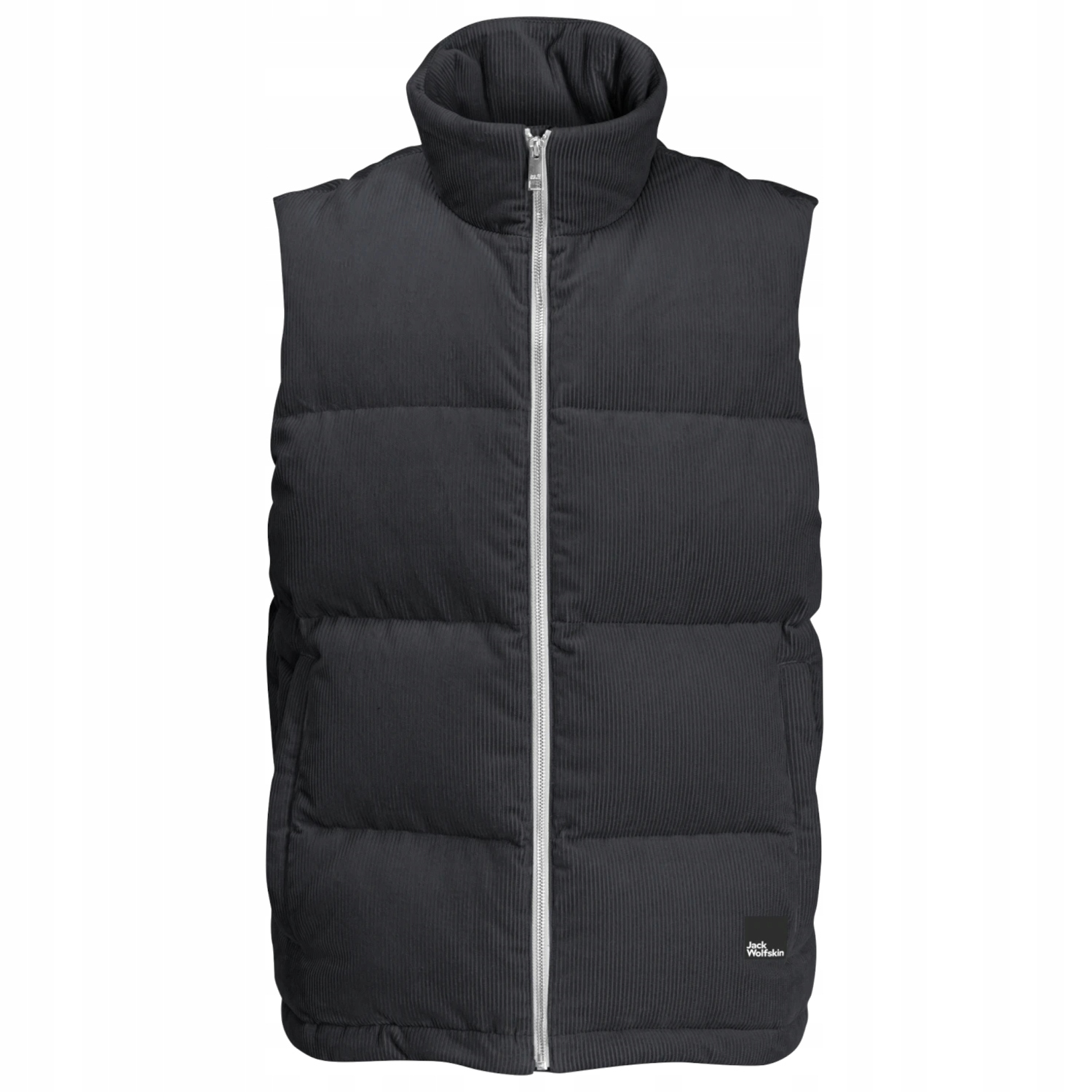 Pánská Polyester Bunda Bez Rukávů Jack Wolfskin Nature Condurooy Vest M [XL] Černá