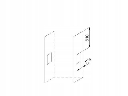 Pantograf, wieszak opuszczany wym.830-1150 mm EMUCA Chrom Zakres regulacji 83-115 cm