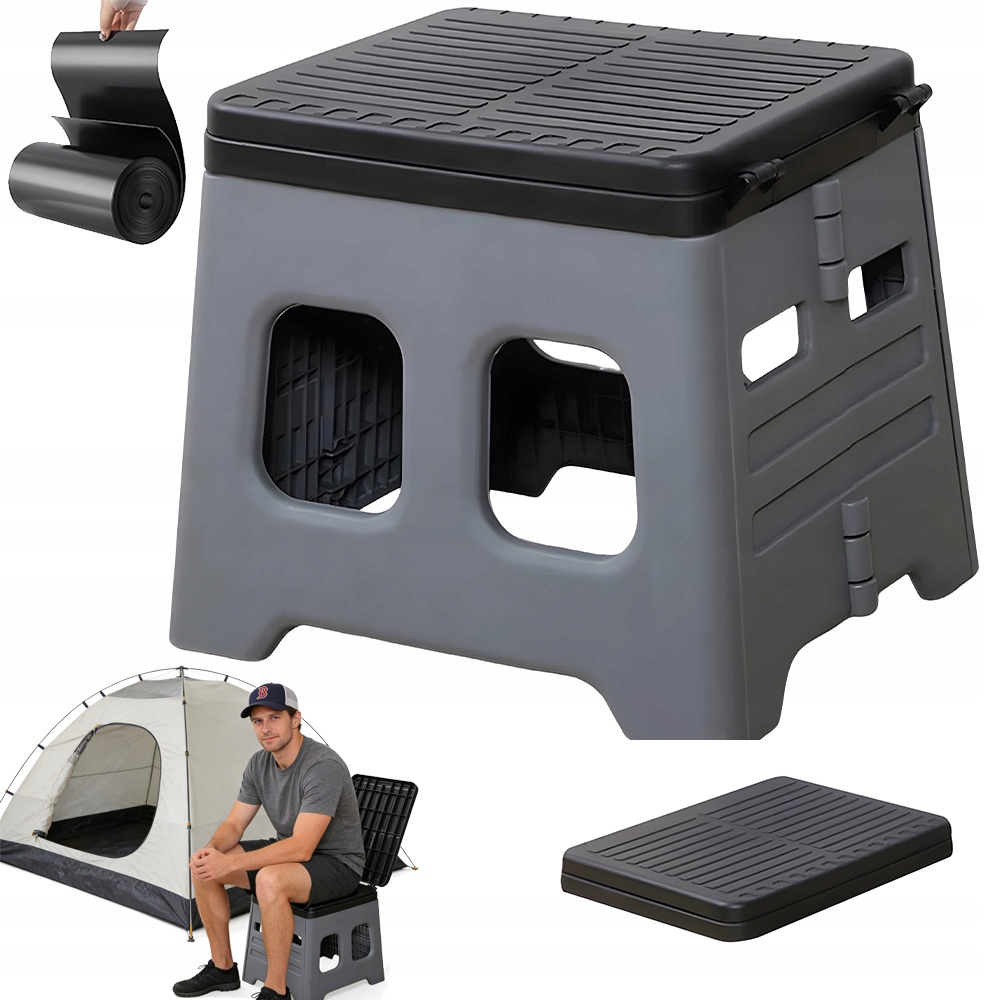 Skládací toaletní židle, skládací kempingová toaleta, mobilní toaleta