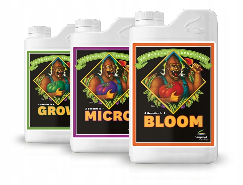 Advanced Nutrients Grow Micro Bloom Zestaw 3x1L
