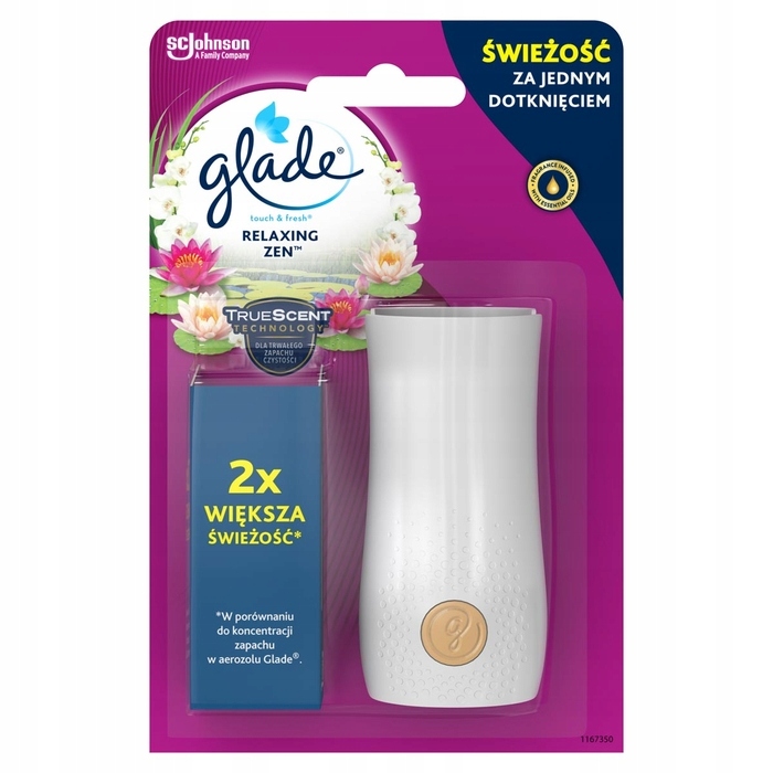 GLADE TOUCH FRESH RELAXING ZEN SKONCENTROWANY ODŚWIEŻACZ SPRAY 10ml