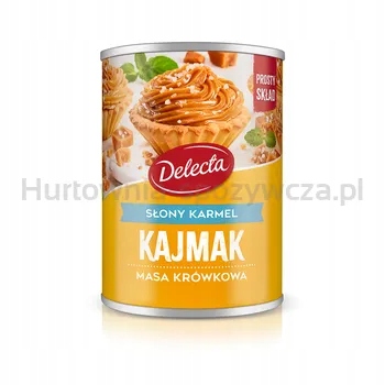 Levně Delecta Kajmak Tekutý Karamel Slaný Karamel 400 g