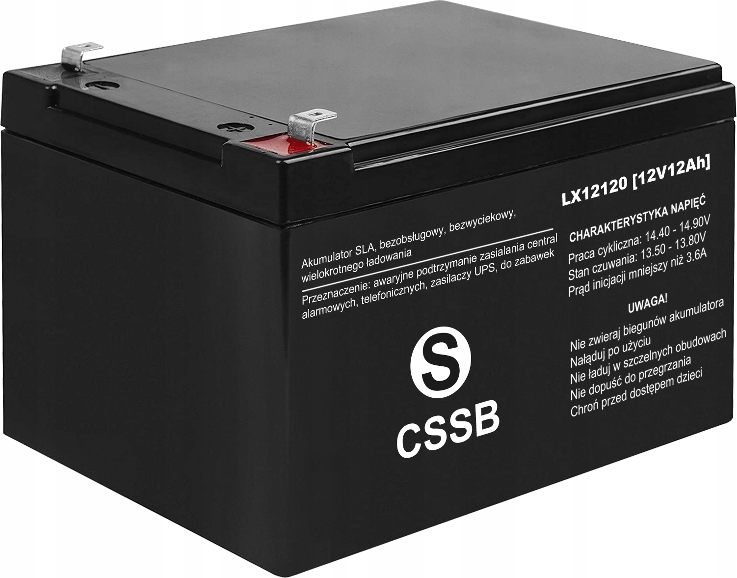 AKUMULATOR AGM 12V 12Ah DO UPS HULAJNOGI TRAKTORA KOSIARKI ROWERU