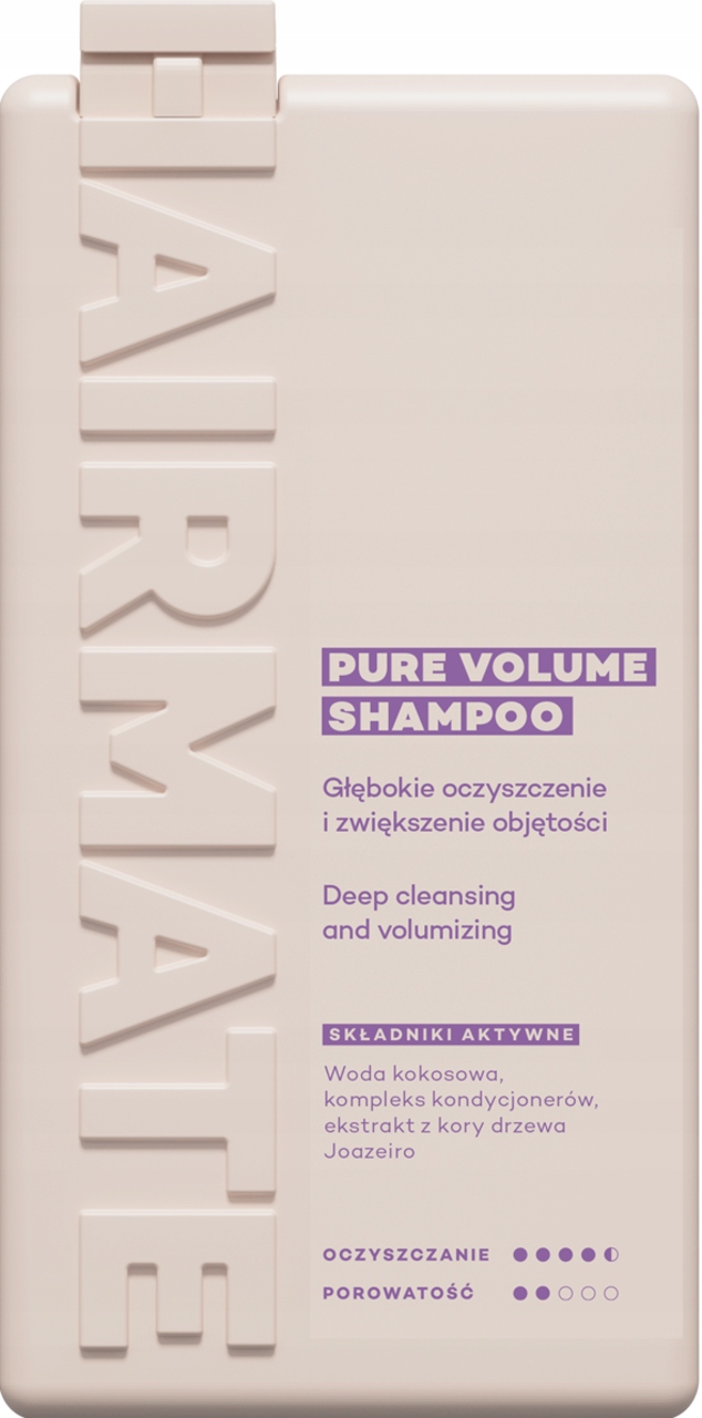 Hairmate Pure Volume Šampon Na Objem Na Objem Pro Čištění Vlasů 250 ML