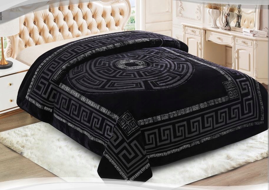 Prehoz Ipek Diamant Glamour 200×240 Black Y914