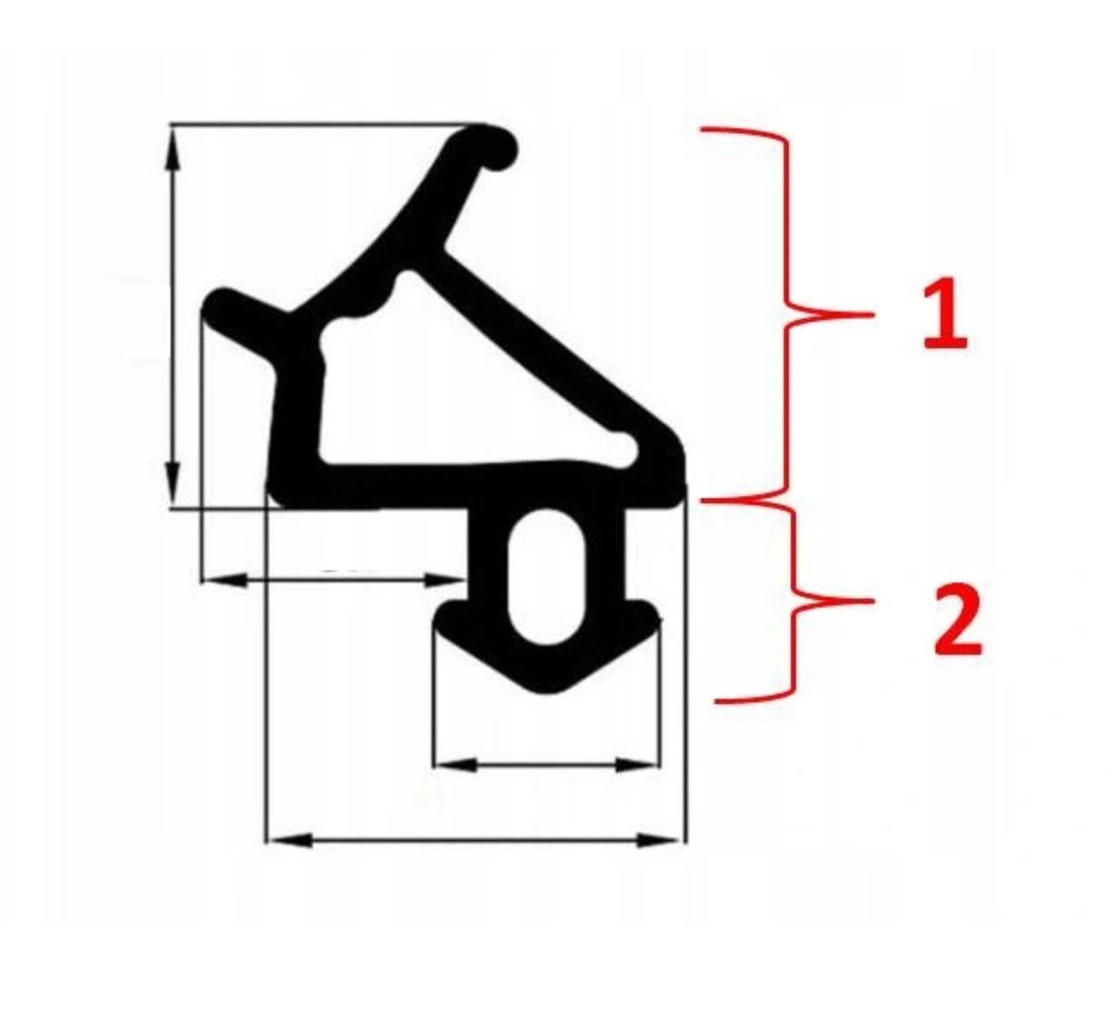 MEGA WZORNIK DO OKIEN PCV KAŻDY MODEL USZCZELKI OPISANY W 100% +INSTRUKCJA Długość 10 cm