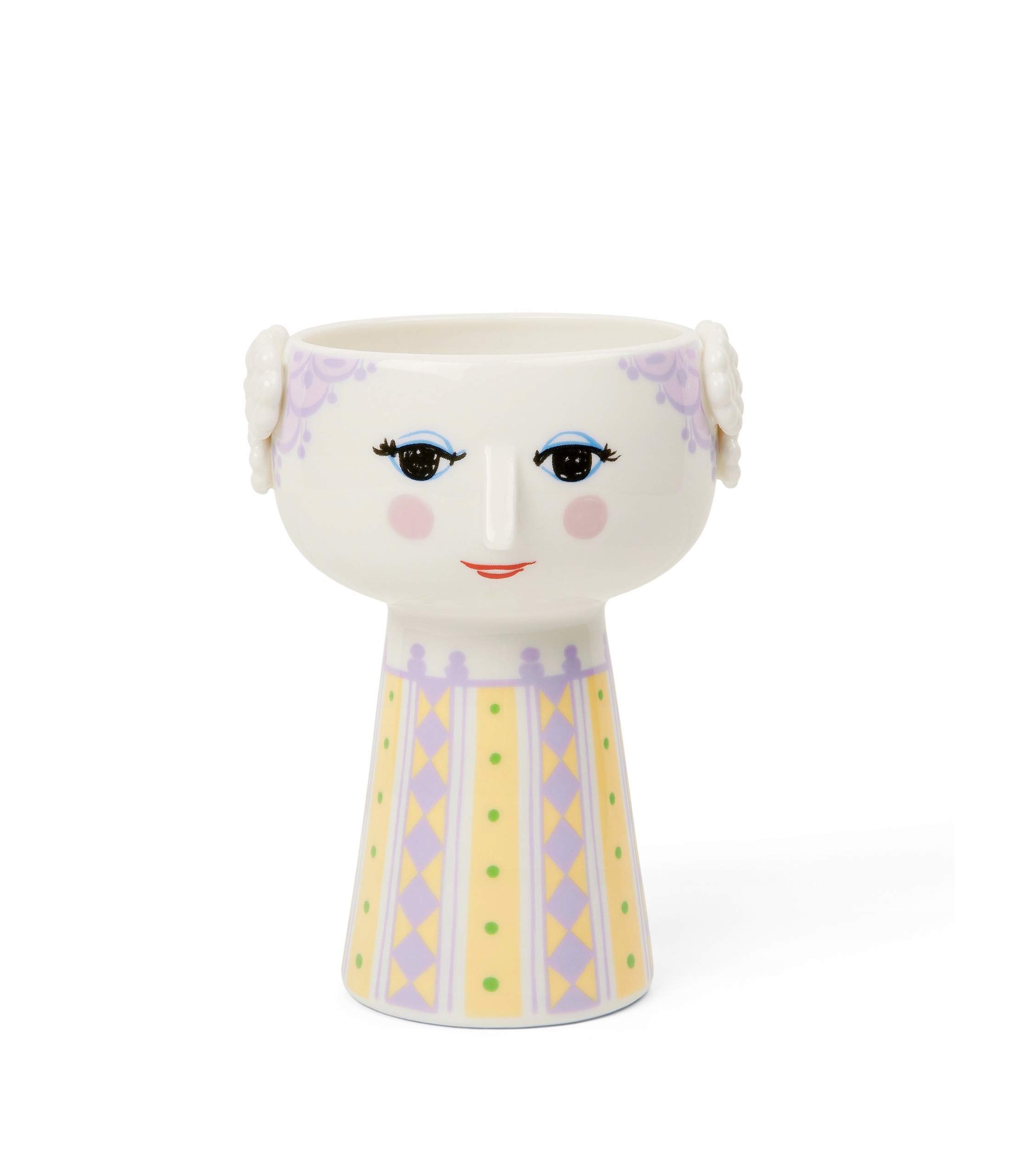 Bjørn Wiinblad Eva Váza na květiny 15 cm Levandulová