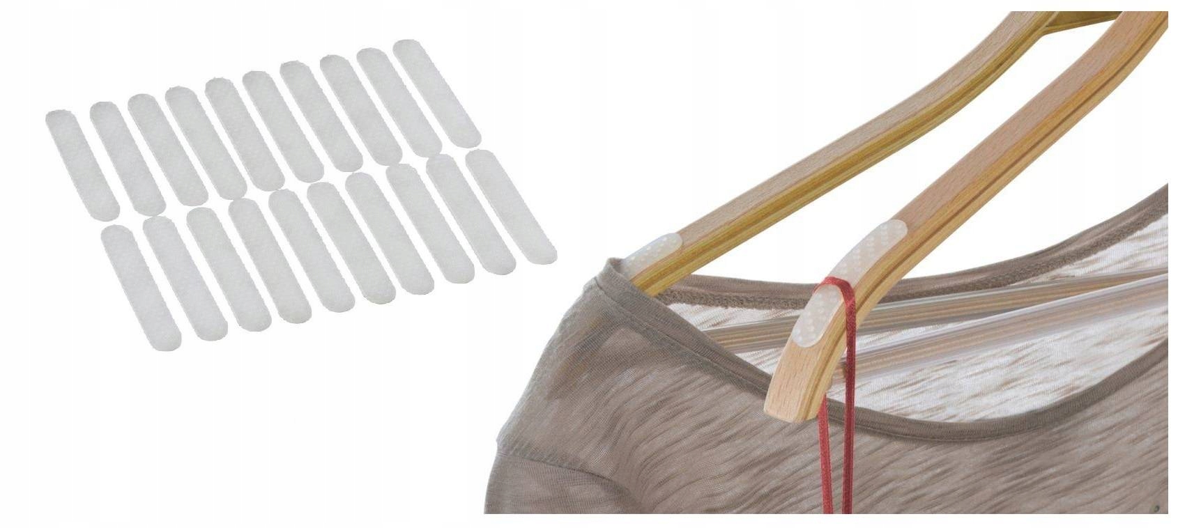 ANTYPOŚLIZGOWE PASKI NA WIESZAKI 20szt silikon