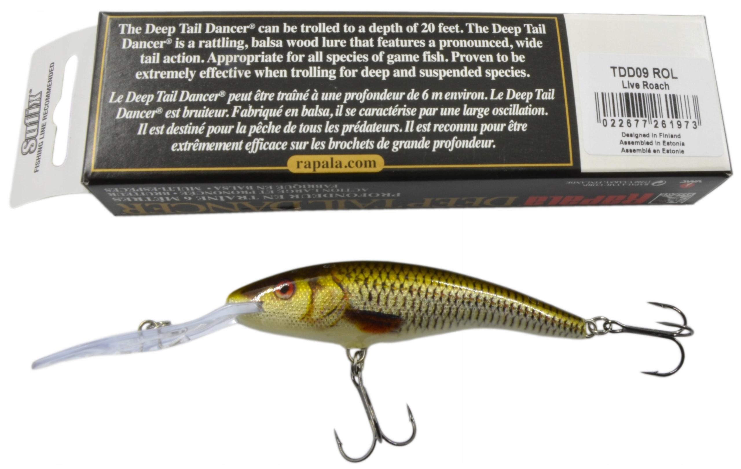 Na Szczupaka Wobler Rapala Deep Tail Dancer 9CM 6M