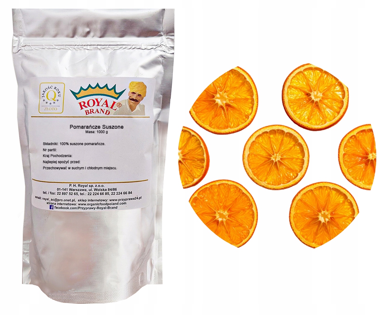 Sušené Pomeranče 1 kg Plátky Pomeranče pro konzumaci čaje na vánoční stromeček