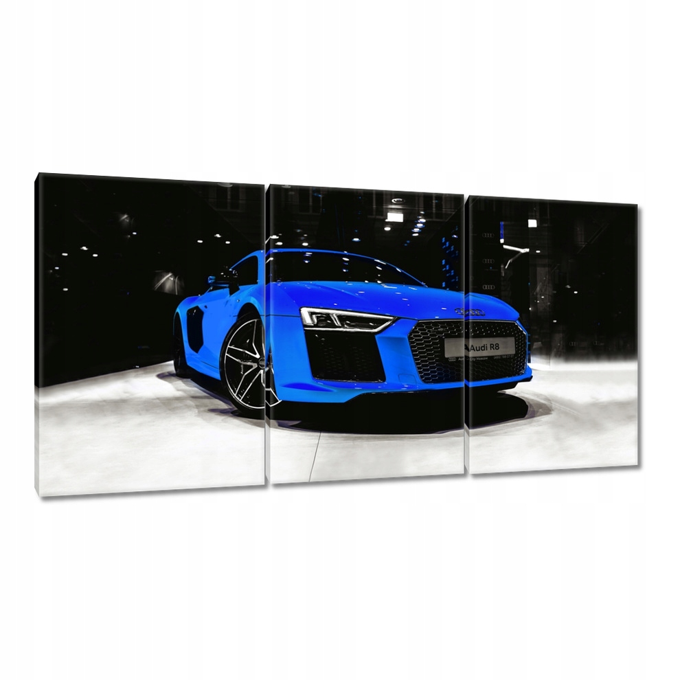 

Obraz 120x60 Niebieskie Audi R8