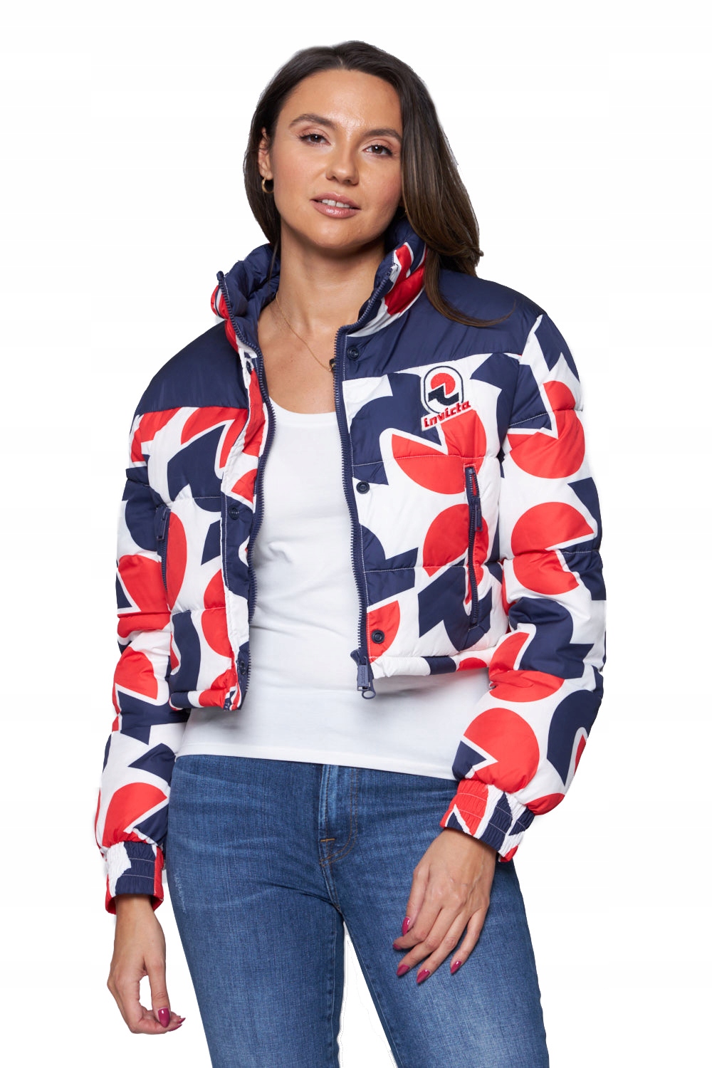 Invicta Krátká dámská péřová bunda s logem M