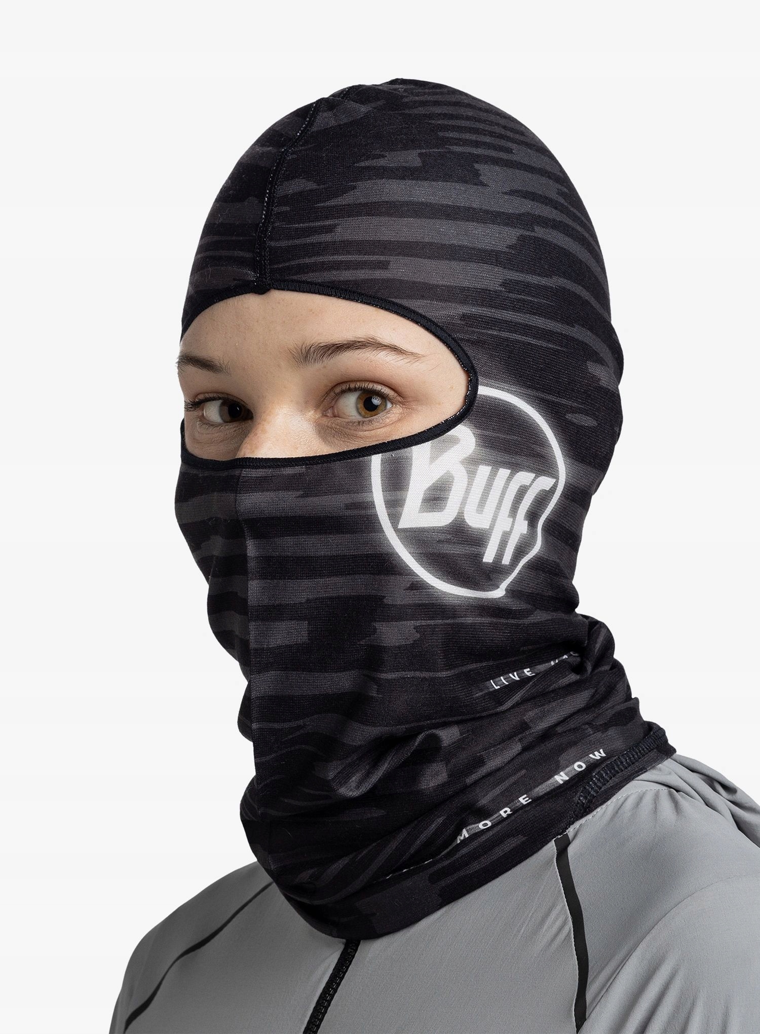 Kominiarka Buff Ecostretch Balaclava nedre graphite