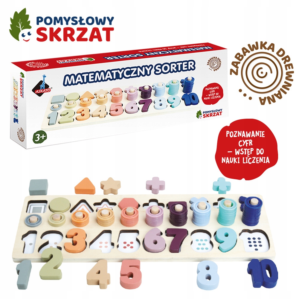 

Pomysłowy skrzat Matematyczny sorter 117102 ZB-137