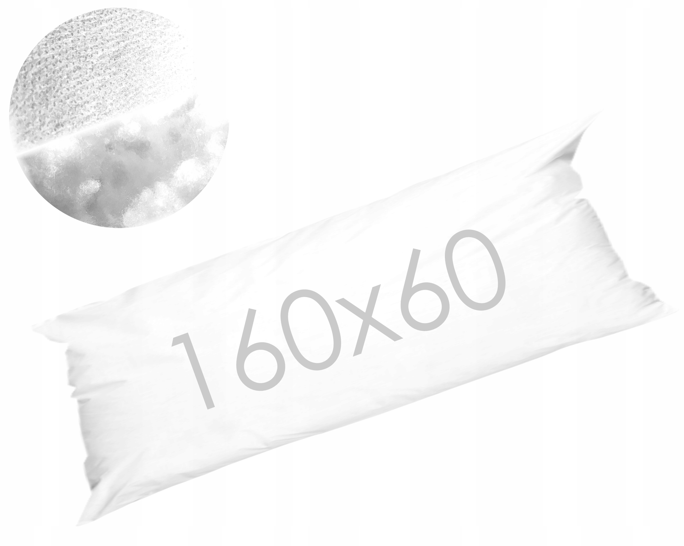 

Poduszka 60x160 cm, wkład 160x60 dakimakura wsad
