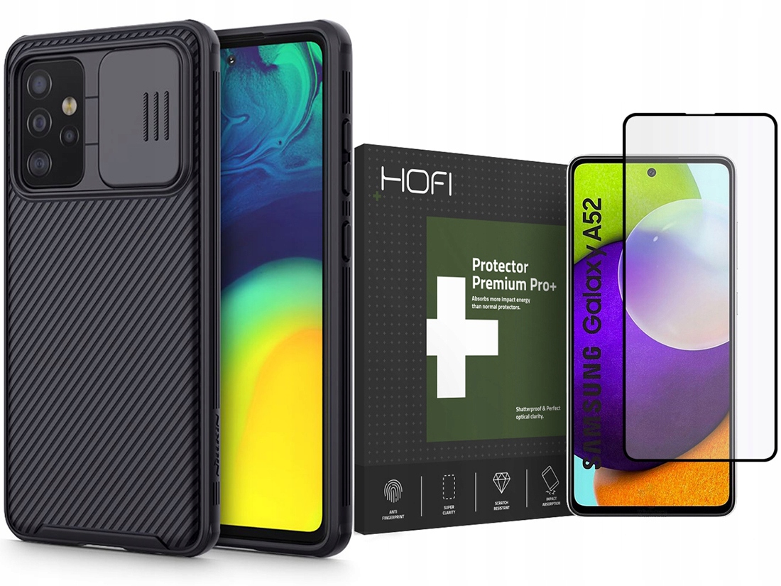 

Nillkin Camshield Etui Do Galaxy A52 +pełne Szkło