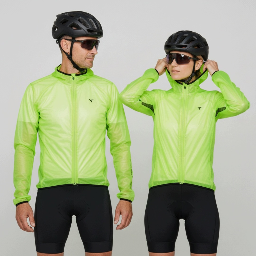 Unisex cyklistická pláštěnka Silvini Savio limetková 5XL