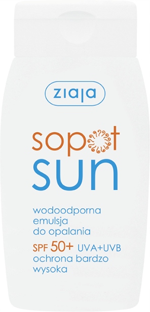 

Ziaja wodoodporna emulsja do opalania Spf 50+ 125m
