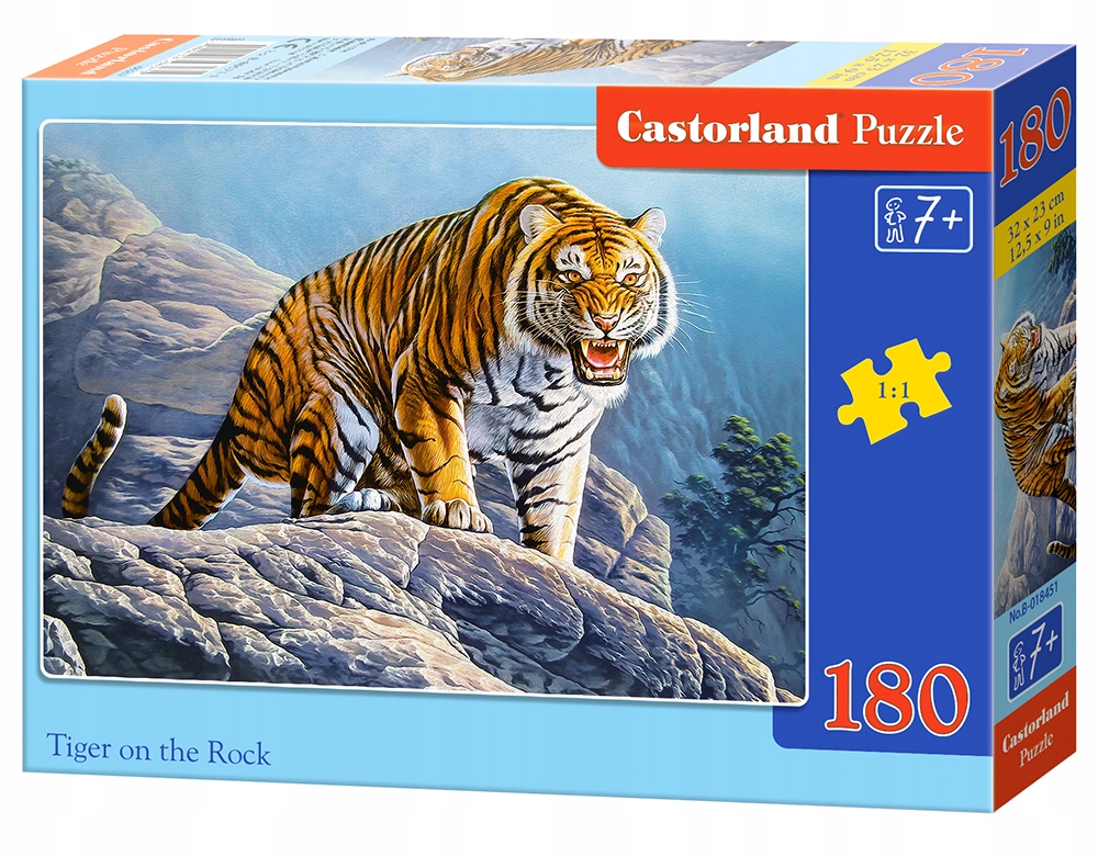 Puzzle 180 elementów TYGRYS Castor 4+