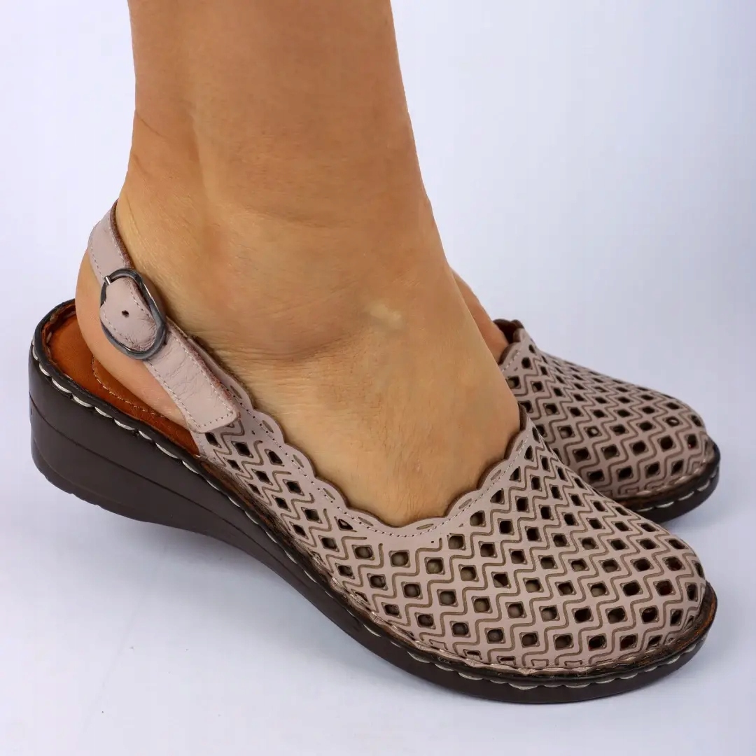 Dámské sandály Artiker 56C0066 béžové velikost 38, Béžová