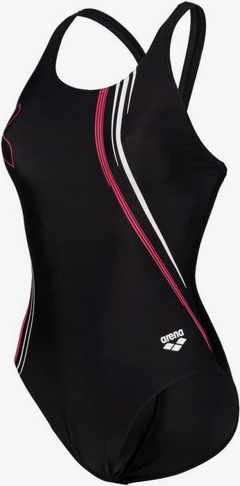 strój kąpielowy jednoczęściowy Arena V Back Graphic czarny r. D 40