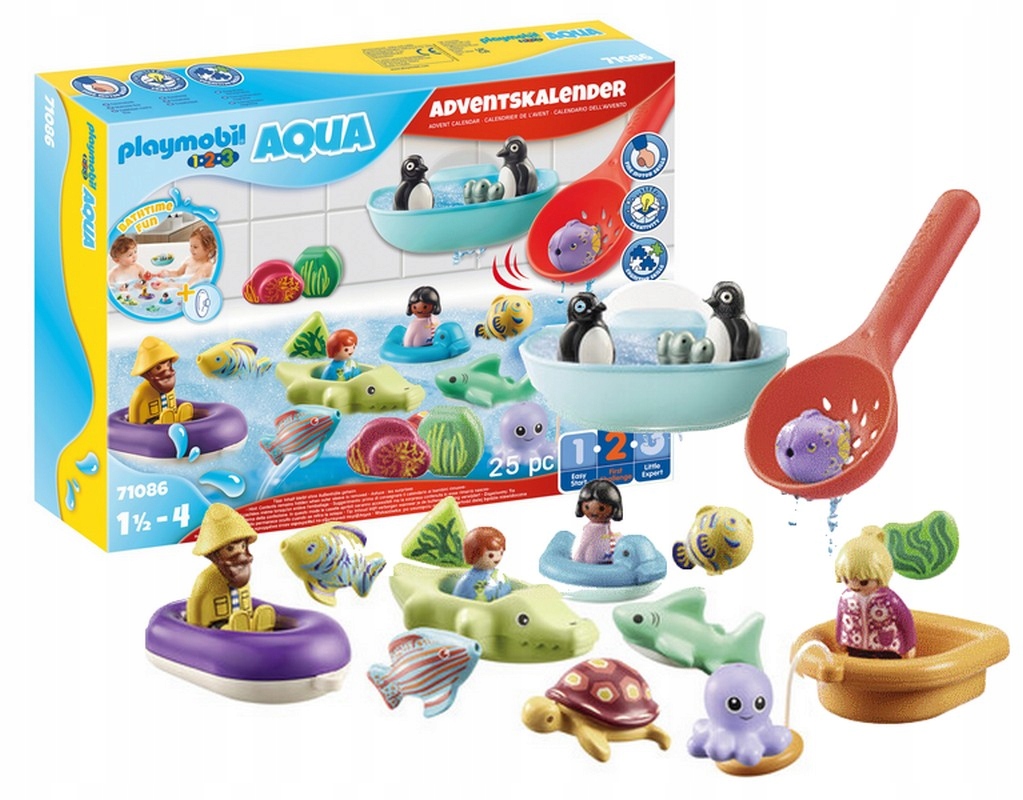 

Playmobil 71086 1.2.3 Aqua Kalendarz Adwentowy