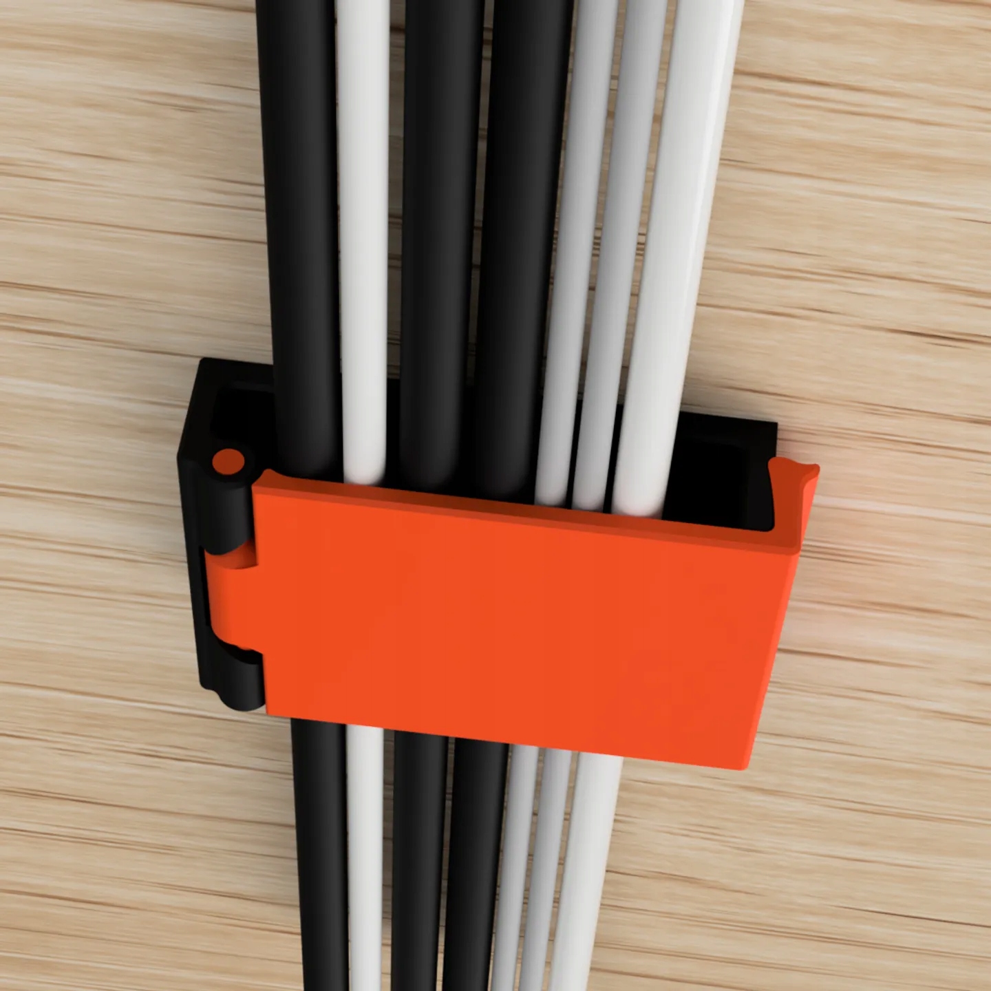 UCHWYT KLIPS ORGANIZER KABLI ŚCIENNY PRZEWODÓW Model PR-CH01D