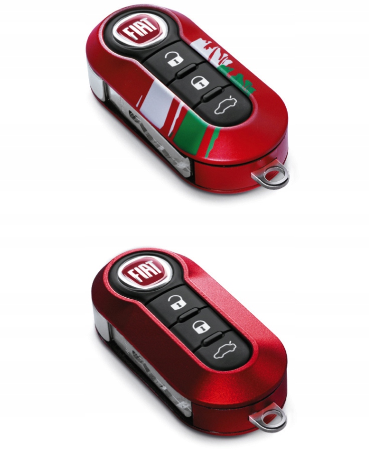 Dwie sportowe obudowy kluczy FIAT