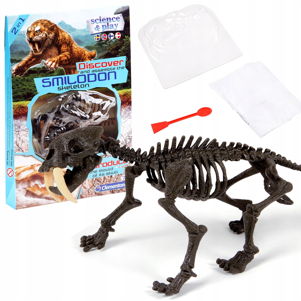 

Clementoni Smilodon Zbuduj szkielet tygrysa ZA3713