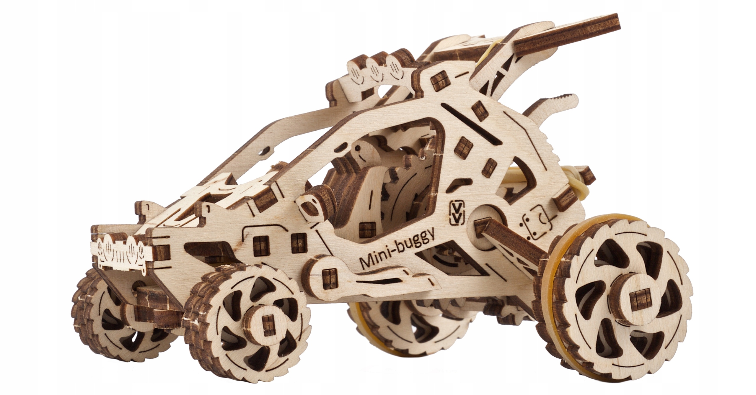 

Piękne Puzzle 3D Drewniane Mini buggy uGEARS