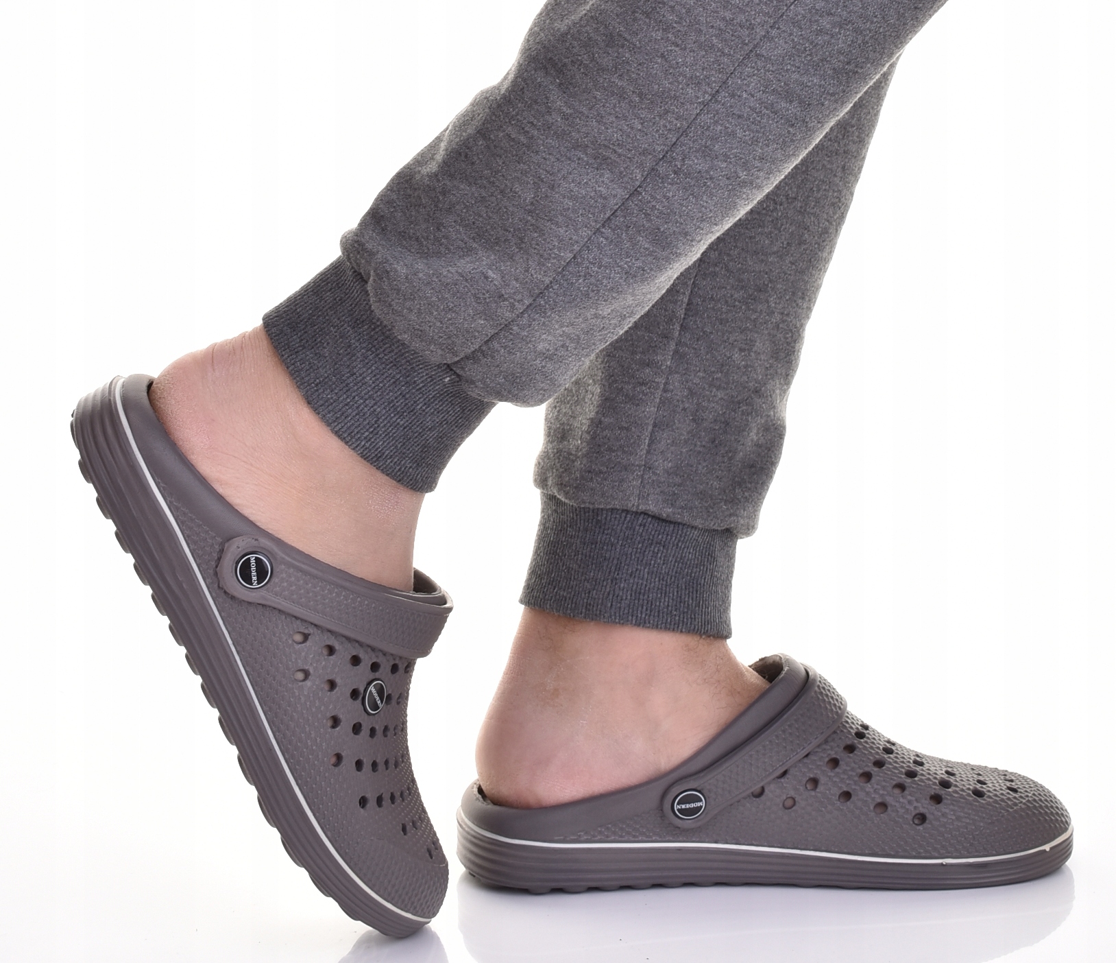 MĘSKIE BUTY KLAPKI LEKKIE CHODAKI NA PIANCE MEDYCZNE OGRODOWE