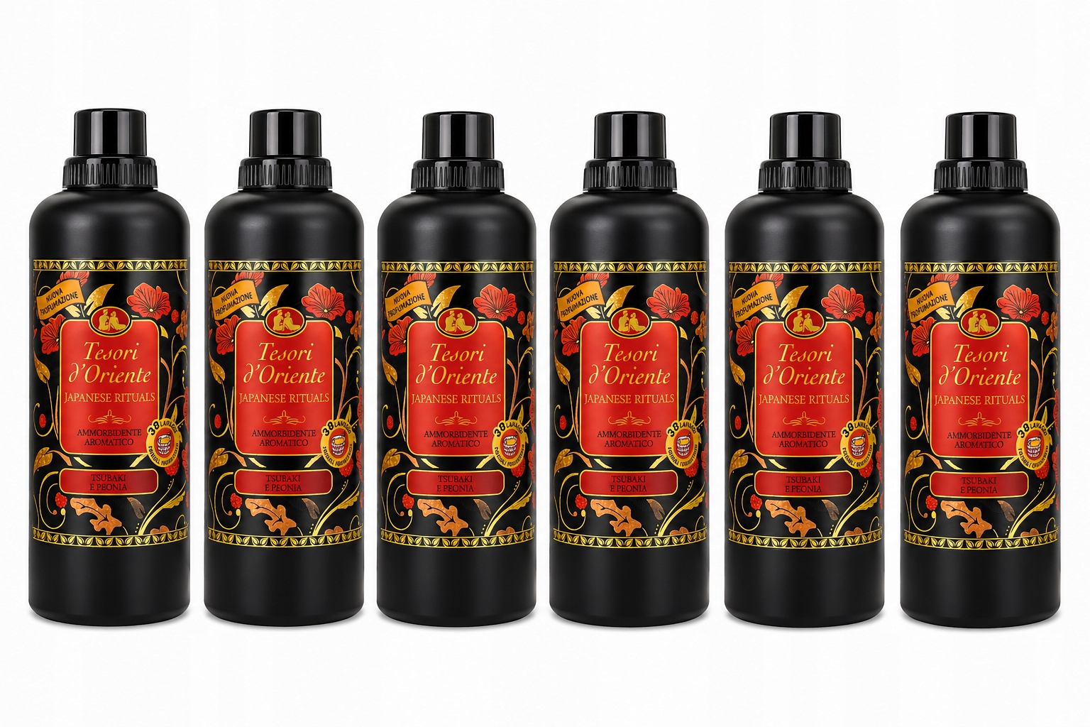 Tesori d’Oriente Japanese Rituals tekutá aviváž 6x760 ml Tsubaki Peonia