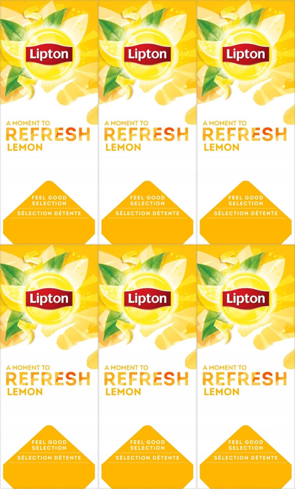 Herbata czarna Lipton Classic lemon 6x25szt-1.6g