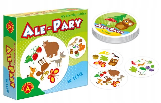 ALE PARY W LESIE - GRA PAMIĘCIOWA SPOSTRZEGAWCZOŚĆ DOPASOWANIE - ALEXANDER