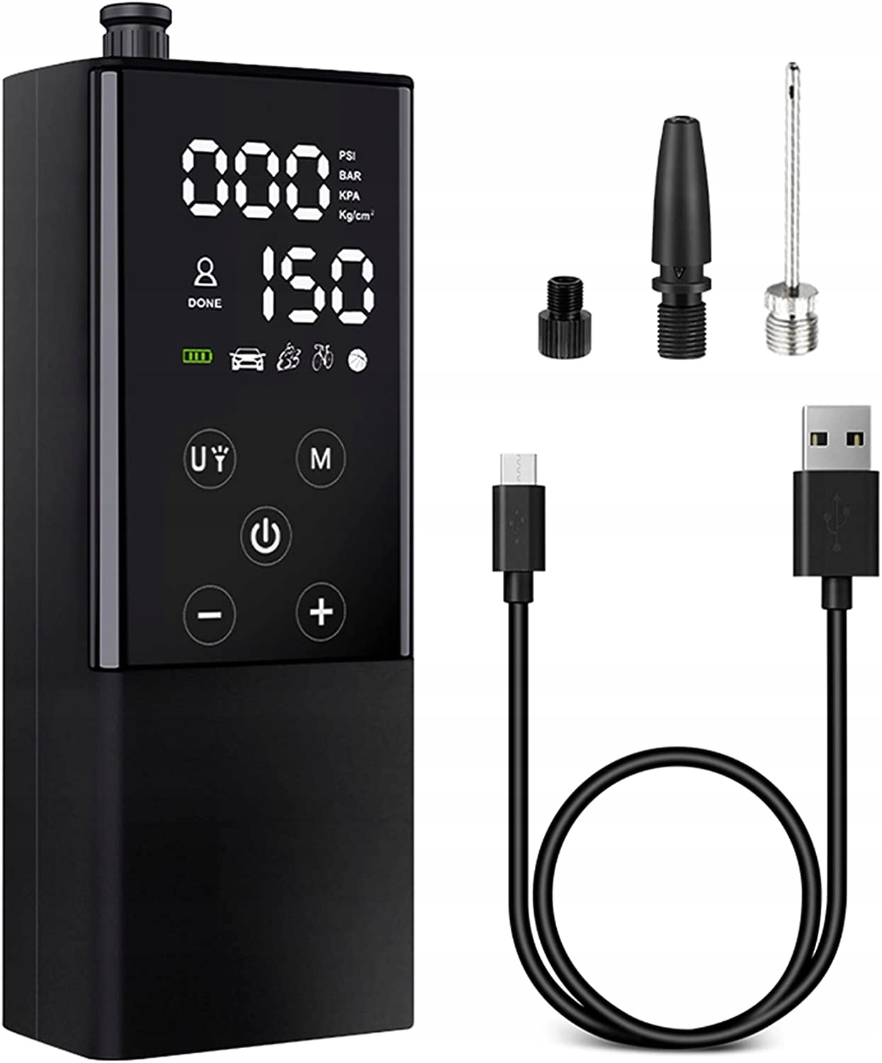 Przenony Kompresor Do Nadmuchiwania Opon, 150PSI