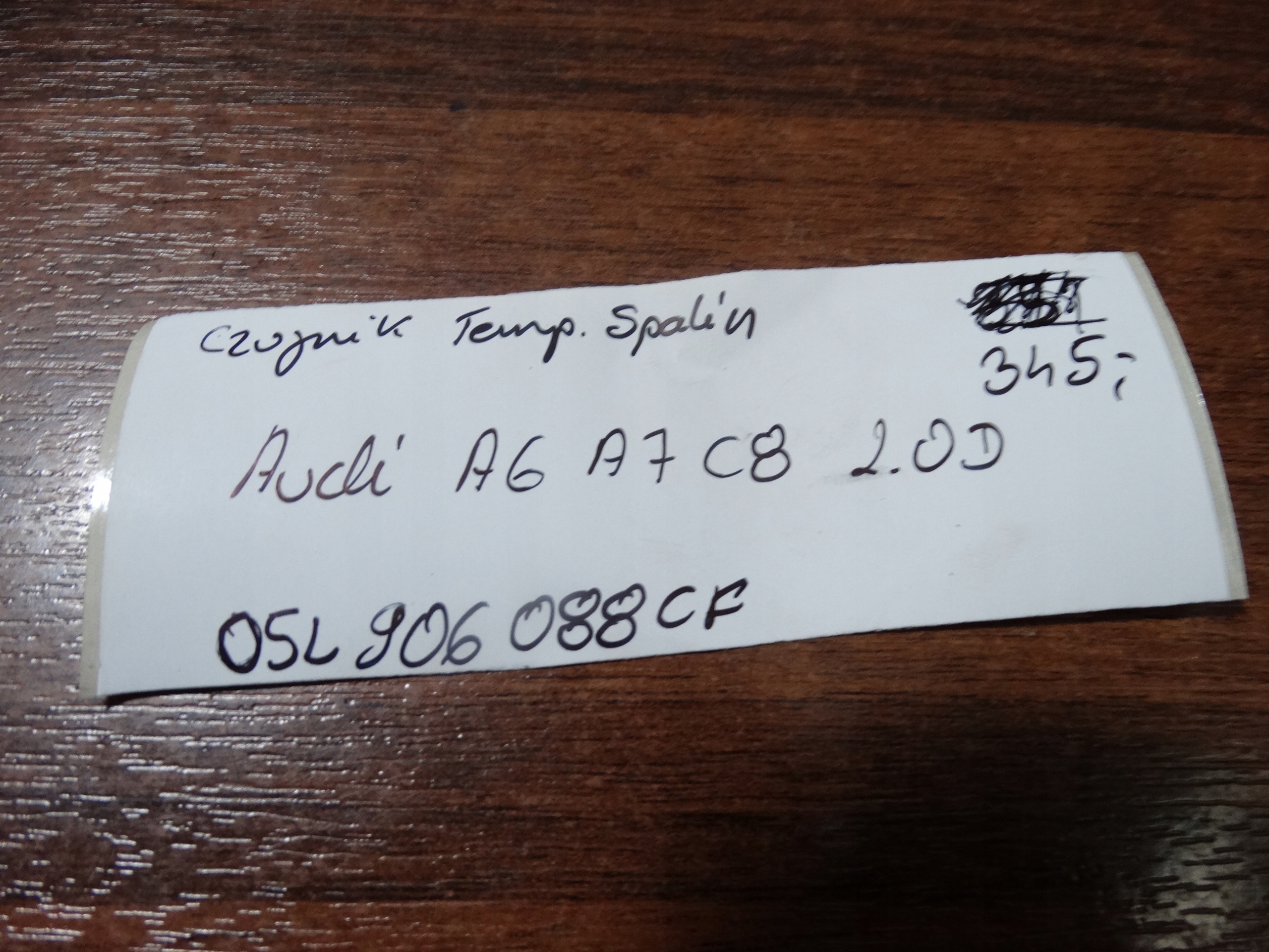 Sensor TEMPERATURY Gase AUDI A6 A7 C8 2.0D 1
