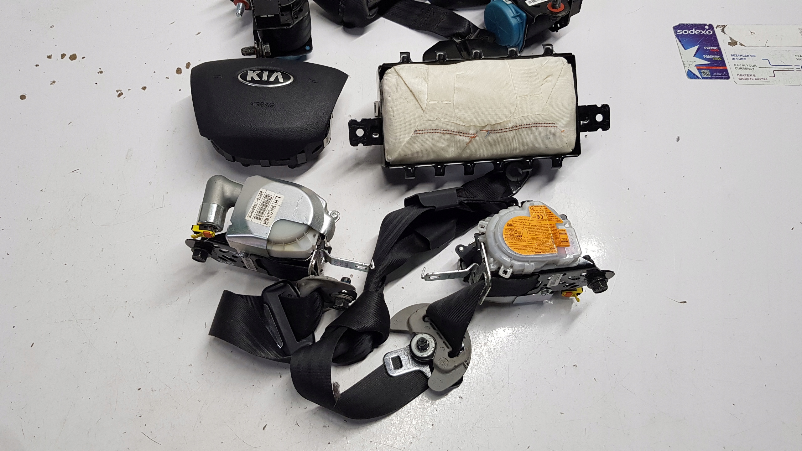 Подушки ремни kia RIO III