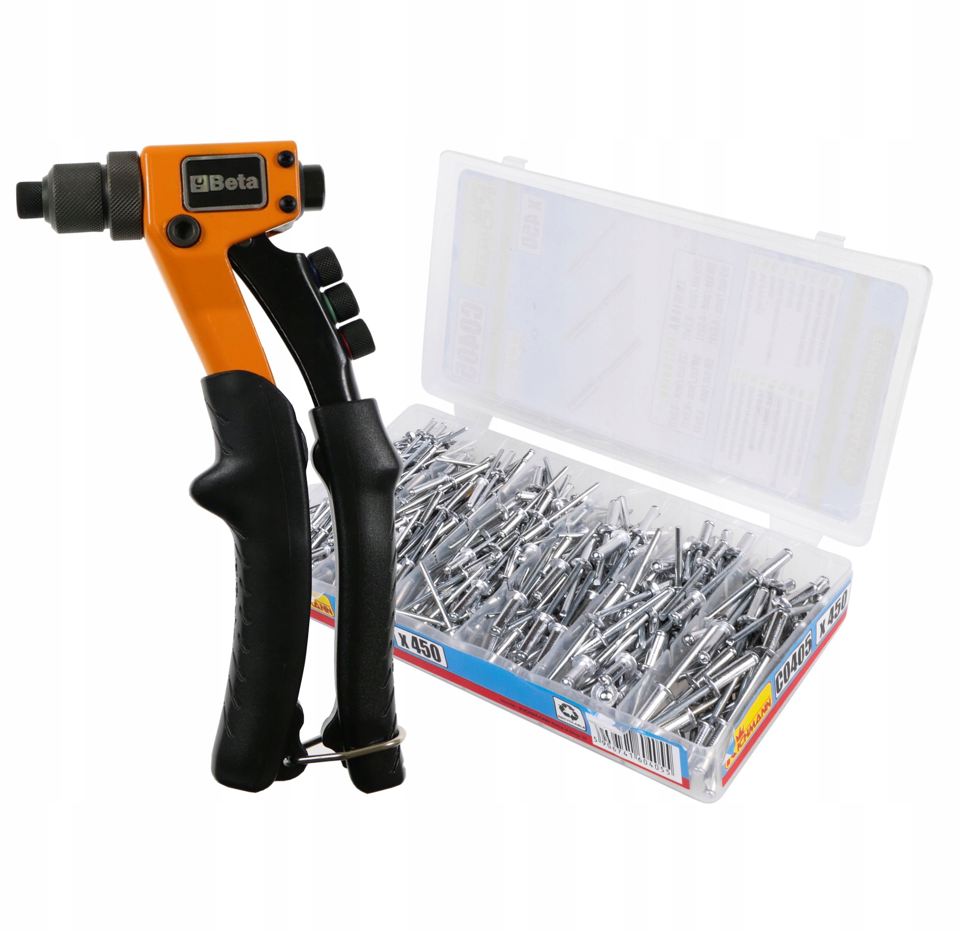 КЛЕПАЛЬНАЯ машина компактная боковая бета 20 см 1741U + заклепки