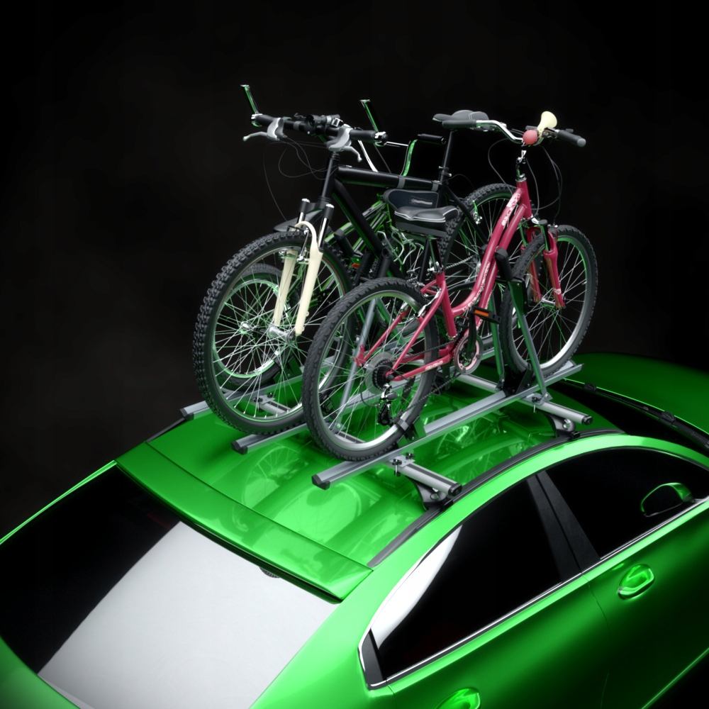 3x BAGAZNIK DACHOWY NA ROWER UCHWYT ROWEROWY DACH Producent code 7617