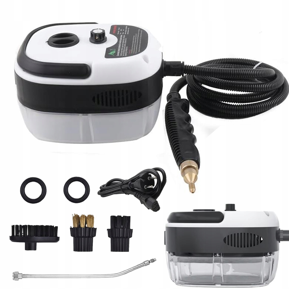 Przenośny Myjka Parowa Czyścik Okien Steamer Parownica 2500W 1L +3 Pędzel