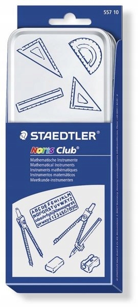 Matematyczne PRZYBORY do SZKOŁY Duże Przybory GEOMETRYCZNE Szkolne 10Elem. Marka inna