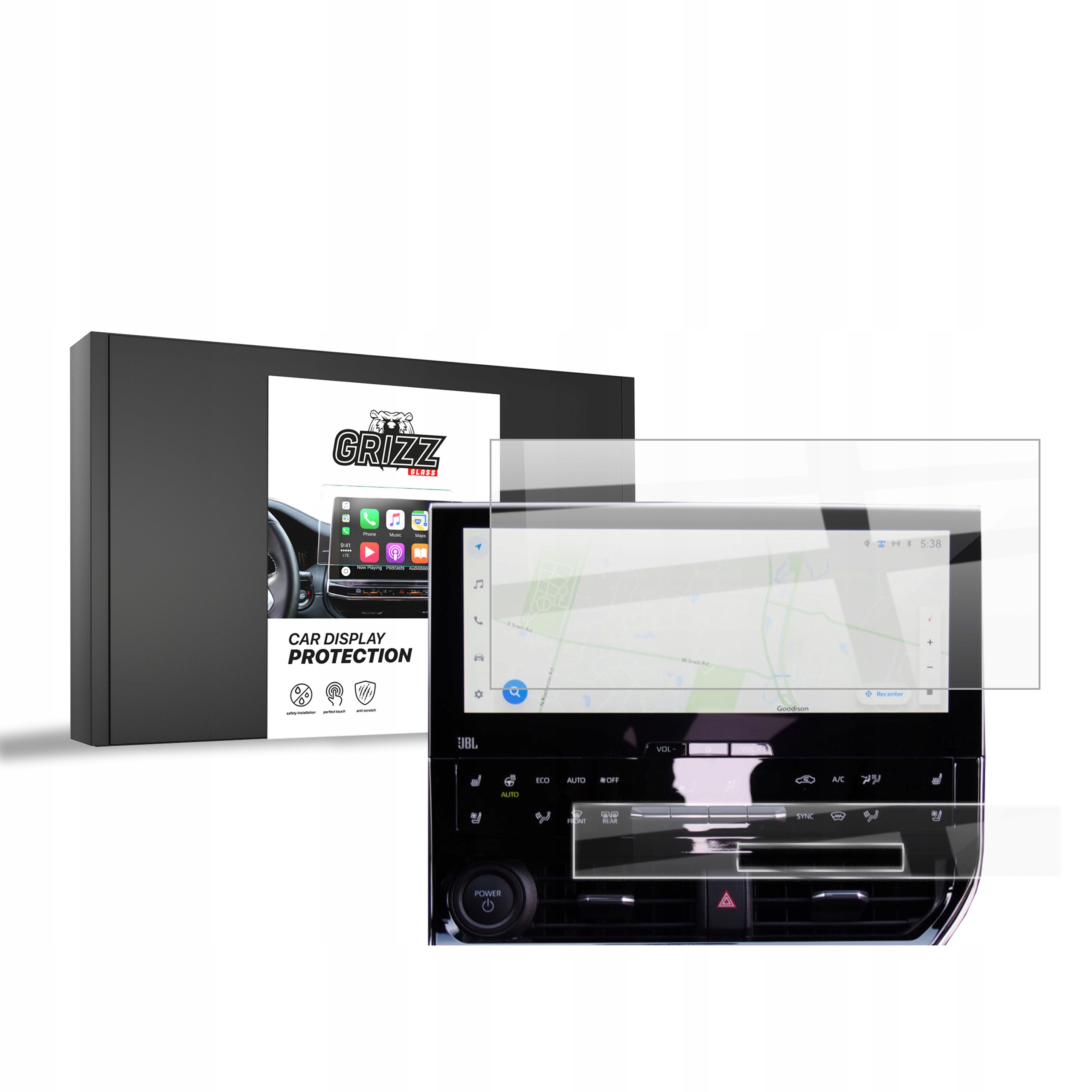 2w1 Folia Ceramiczna do Toyota bZ4X 12,3" (2022-2025)