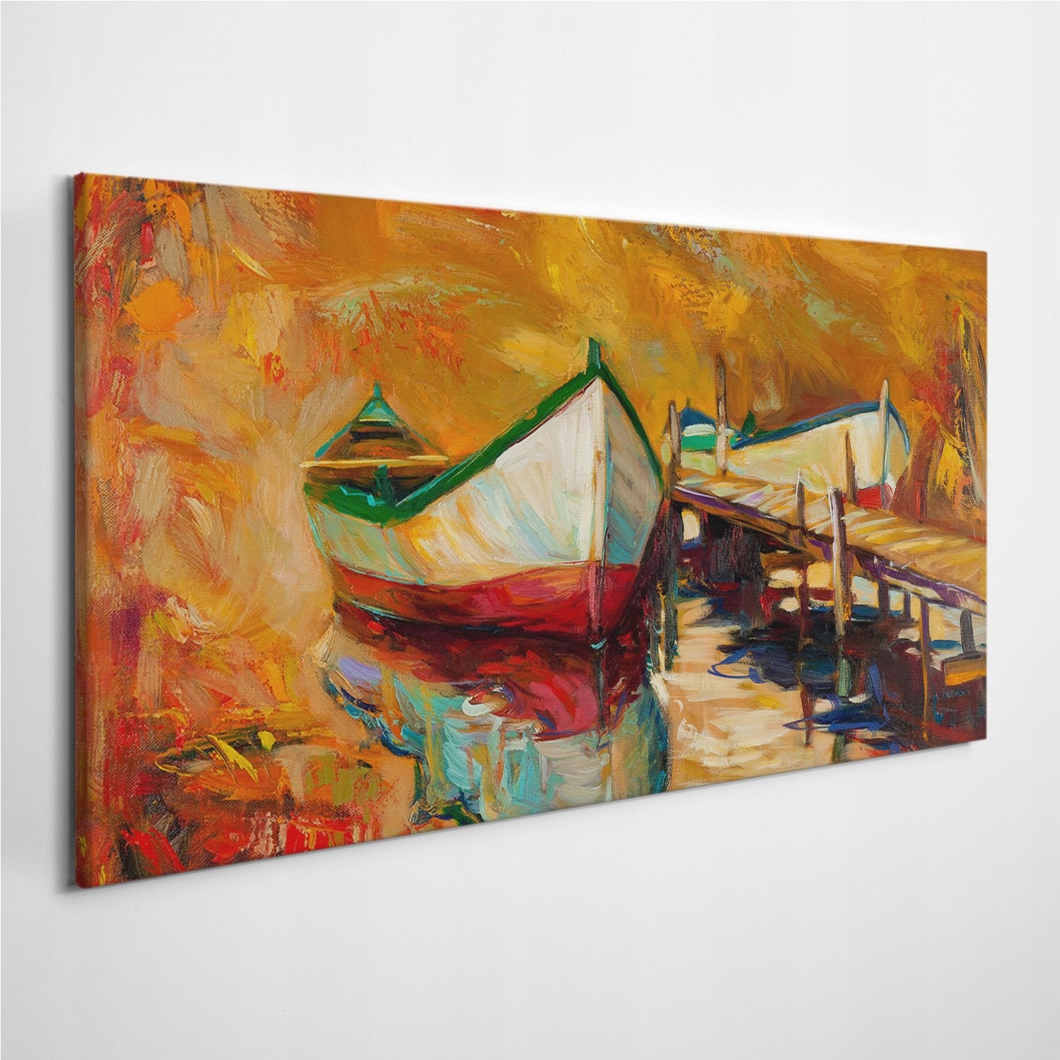 

Zdjęcie na foto-obrazie Morze Łódki Port 100x50 cm