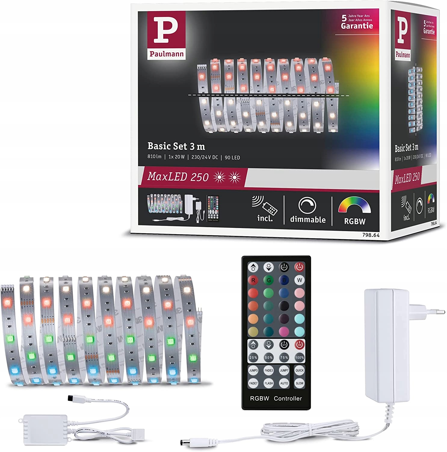 G7 Paulmann 79864 Taśma świetlna LED RGBW 3000K